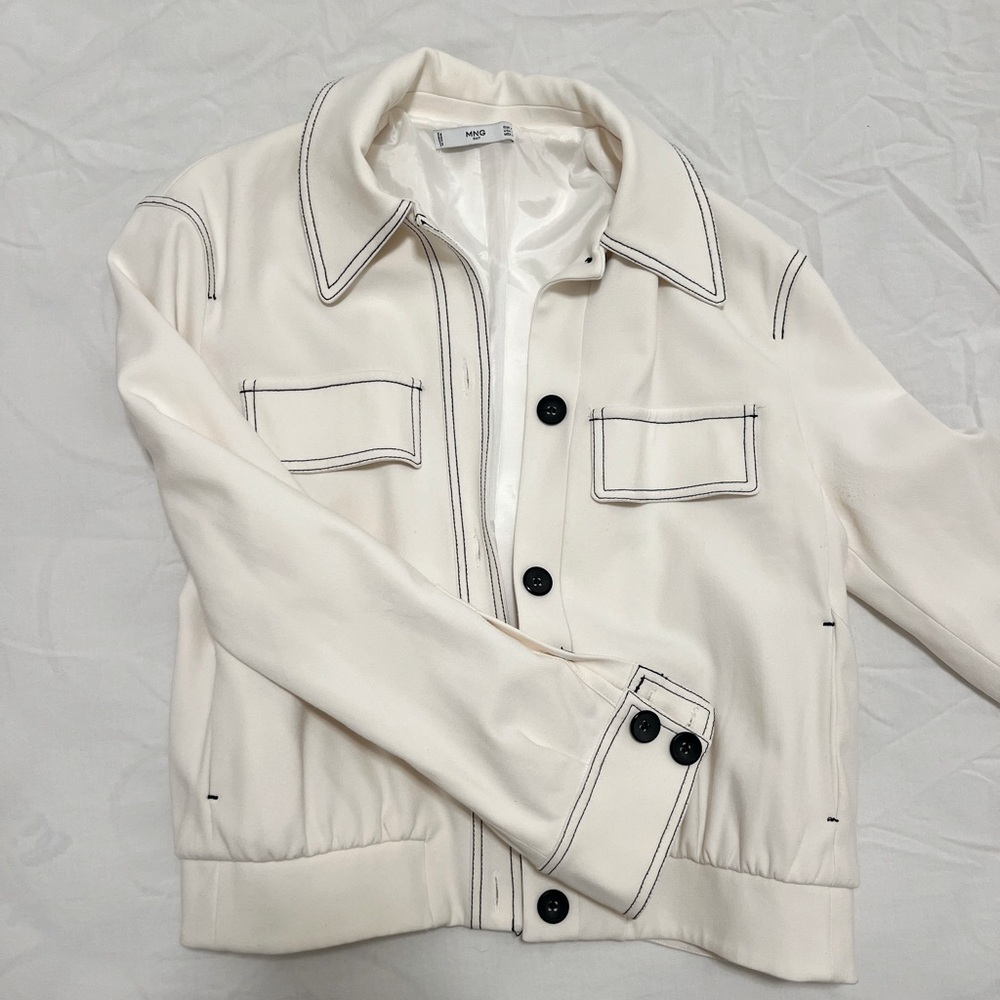 MANGO white jacket
